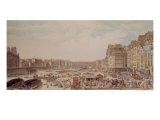 The Port au Ble and the Pont Notre-Dame, 1782 Giclee Print by Louis-Nicolas de Lespinasse