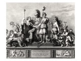 The French Constitution reproduction procédé giclée par Pierre-Paul Prud'hon