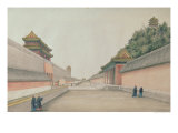 The Imperial Palace in Peking, from a Collection of Chinese Sketches, 1804-06 Giclee Print by Ivan Alexandrov