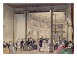 The Salon and Rotunda of the Establishment, Vichy, Mid-19th Century Giclee Print by Charles Bour