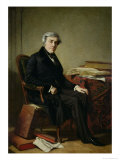 Portrait of Jules Michelet Giclee Print by Thomas Couture
