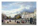 The Fountain of the Boulevard St. Martin, from "Vue de Paris", circa 1840 Giclee Print by Philippe Benoist