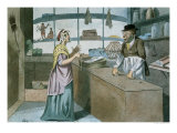 A Touch at the Times, Caricature of the French Blockade, March 1805 Giclee Print