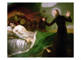 St. Francis Borgia Helping a Dying Impenitent, 1795 Giclee Print by Francisco de Goya