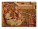 The Fountain of Grace, Detail of Three Angel Musicians Giclee Print by Jan van Eyck 