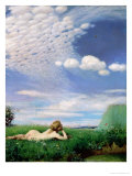 The Lark, 1882 Giclée-Druck von Paul von Szinyei-Merse