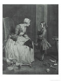The Governess, 1739 Impressão giclée por Jean-Baptiste Simeon Chardin