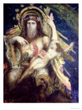 Jupiter and Semele Lámina giclée por Gustave Moreau Jupiter and Semele Lámina giclée por Gustave Moreau