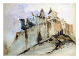 The Chateau of Vianden, 1871 Giclee Print by Victor Hugo