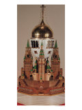 Easter Egg in the Form of the Uspensky Cathedral, Kremlin Giclee Print by Carl Faberge