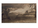 Sleeping Nude Giclee Print by Victor Hugo