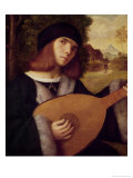 The Lute Player Giclée-Druck von Giovanni de Busi Cariani