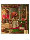 Vision of St. Augustine, 1502-08 Impressão giclée por Vittore Carpaccio Vision of St. Augustine, 1502-08 Impressão giclée por Vittore Carpaccio