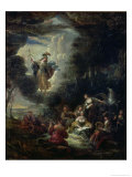 Athena Visiting the Muses Giclee Print by Jakob Willemsz de Wet
