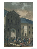 The Pillage of the Saint-Lazare Convent, 13th July 1789 Giclee Print by Jean-francois Janinet