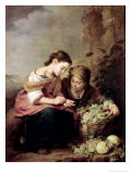 The Little Fruit-Seller, 1670-75 Giclee Print by Bartolome Esteban Murillo