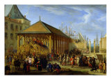 Jean-Baptiste Colbert Marquis de Seignelay and Louis Victor de Rochechouart Duc de Vivonne, c. 1679 Giclee Print by Jean Baptiste I De La Rose