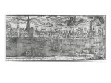 View of Antwerp Harbour, Detail of the Right Hand Section, 1515-50 Giclee Print