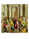 Jesus Driving the Merchants from the Temple, 1610-14 Giclee Print by El Greco 