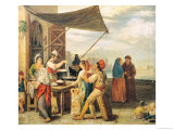 The Italian Market Giclee Print by Jean Mieg