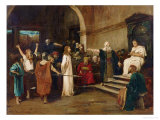 Christ Before Pilate, 1880 Lámina giclée por Mihaly Munkacsy Christ Before Pilate, 1880 Lámina giclée por Mihaly Munkacsy