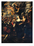 The Medici Cycle: Marie de Medici Escaping from Blois, 21st-22nd February 1619, 1621-25 reproduction procédé giclée par Peter Paul Rubens