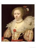 Portrait of a Woman Giclee Print by Jan Anthonisz. Van Ravesteyn