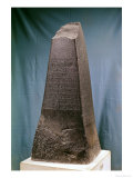 Obelisk of Manishtusu from Susa, circa 2270 BC Giclee Print by Mesopotamian 