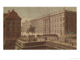 View of the Charlottenburg Palace, 1781 Giclee Print by Johann Georg Rosenberg