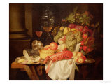 Still Life with Lobster Giclee Print by Johannes Hannot