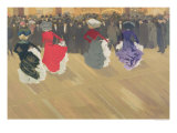 Women Dancing the Can-Can reproduction procédé giclée par Louis Abel-Truchet