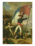 General Augereau on the Bridge at the Battle of Arcola on the 15th November 1796 Giclee Print by Charles Thevenin