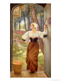 Tithe in Kind Giclée-tryk af Edward Robert Hughes