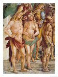 Couple Crowned by Angel, Detail fof the "The Elect," Chapel of the Madonna Di San Brizio, 1499-1504 Giclee Print by Luca Signorelli