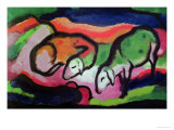 Sheep, 1912 Giclee Print by Franz Marc