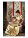 Lady Reading reproduction procédé giclée par Joseph Frederic Charles Soulacroix