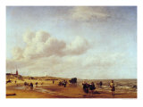 The Beach at Scheveningen Impressão giclée por Adriaen van de Velde The Beach at Scheveningen Impressão giclée por Adriaen van de Velde