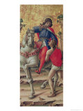 The Charity of St. Martin, Central Panel from the Triptych of St. Martin Giclée-Druck von Bartolomeo Vivarini
