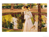 The Garden, 1913 Giclée-tryk af Joaquín Sorolla y Bastida The Garden, 1913 Giclée-tryk af Joaquín Sorolla y Bastida