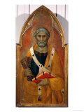 St. Peter, Panel from a Polyptych Painted for the Convent of San Francesco de Colle Val D'Elsa Giclée-tryk af Lippo Memmi St. Peter, Panel from a Polyptych Painted for the Convent of San Francesco de Colle Val D'Elsa Giclée-tryk af Lippo Memmi