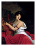 Portrait of Madame de La Pleigne reproduction procédé giclée par Francois Gerard