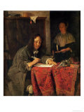 Der Schreiber Lámina giclée por Gabriel Metsu