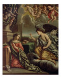 Annonciation Reproduction procédé giclée par Mathieu Le Nain