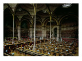 Interior of the "Salle des Imprimes", 1868 Giclee Print by Henri Labrouste