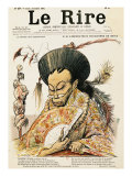 Tz"U-Hsi Empress Dowager of China, Front Cover of "Le Rire", 14th July 1900 Giclee Print by Charles Leandre