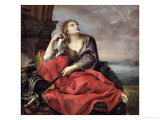 The Death of Dido reproduction procédé giclée par Andrea Sacchi