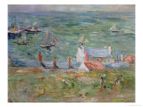 The Port of Gorey on Jersey, 1886 Giclee Print by Berthe Morisot