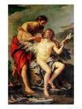 Daedalus Attaching Icarus' Wings, circa 1754 Giclee Print by Joseph-marie Vien The Elder
