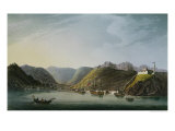 View of the West Side of Porto Ferraio Bay, Elba Giclee Print by Captain James Weir