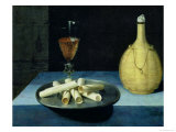 The Dessert of Wafers Giclee Print by Lubin Baugin